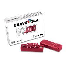 Ultra PRO Gravity Dice D6 Red 2pc Set